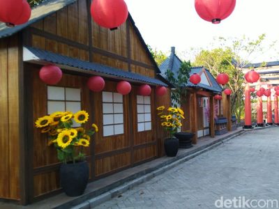 Foto Destinasi Baru Semarang, Gerbang Torii ala Jepang