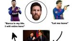 Lionel Messi Tak Jadi Tinggalkan Barcelona, Ini Meme-memenya