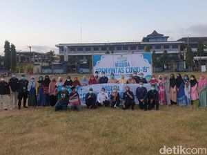 Santri Ponpes Darussalam yang Sembuh COVID-19 Gelar Wisuda