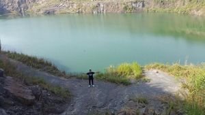 Potret Danau Bekas Tambang Pasir di Bogor