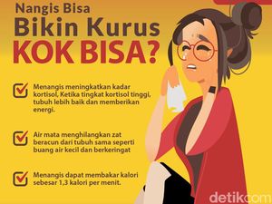 Menangis Bikin Cepat Kurus? Cek Jumlah Kalori yang Terbakar di Sini Menangis Bikin Cepat Kurus? Cek Jumlah Kalori yang Terbakar di Sini
