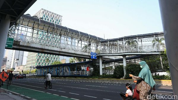 MRT Fase II Dibangun, JPO Bank Indonesia Akan Dibongkar