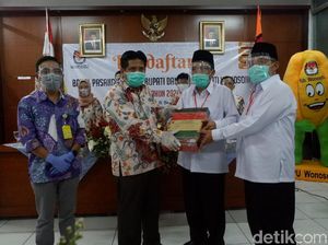 Ketua-Wakil Ketua DPRD Wonosobo Kompak Berpasangan Daftar Pilkada
