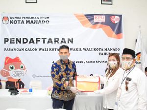 Disambut Selawat-Tari Kabasaran, SSK-SS Resmi Daftar ke KPU Manado Disambut Selawat-Tari Kabasaran, SSK-SS Resmi Daftar ke KPU Manado