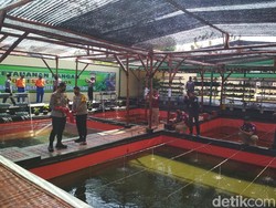 Polresta Cirebon Sulap Lapangan Tembak Jadi Kolam Lele untuk Bantu Warga