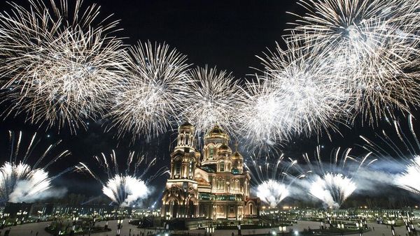 Meriahnya Festival Musik Militer Internasional di Moskow