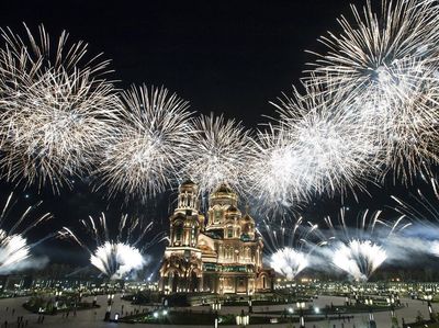 Meriahnya Festival Musik Militer Internasional di Moskow