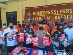 31 Pengedar Narkoba di Mojokerto Diringkus