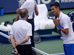 Cederai Hakim Garis di AS Terbuka, Djokovic Didenda Rp 3,6 M