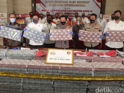 Penampakan Duit Rp 56 Miliar Hasil Kejahatan COVID-19