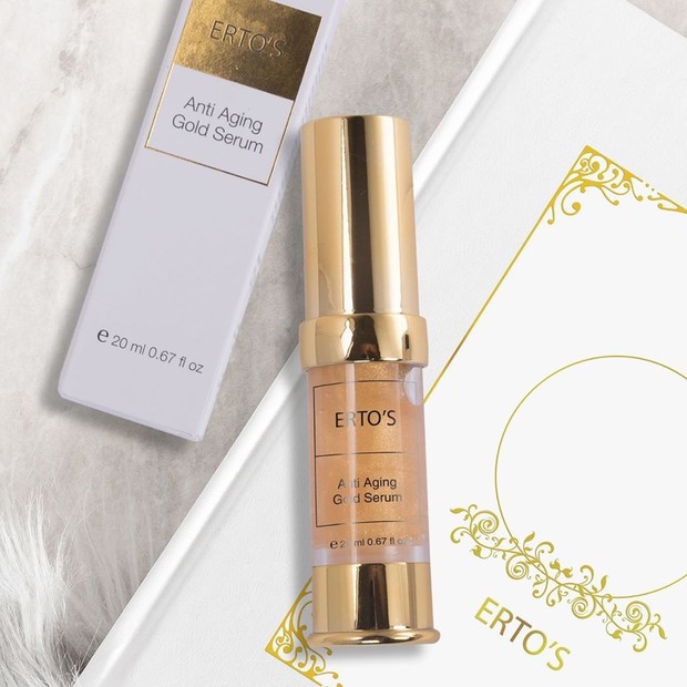 Serum Gold/sumber: instagram.com/ertos_beautycare Serum emas murah dari ertos