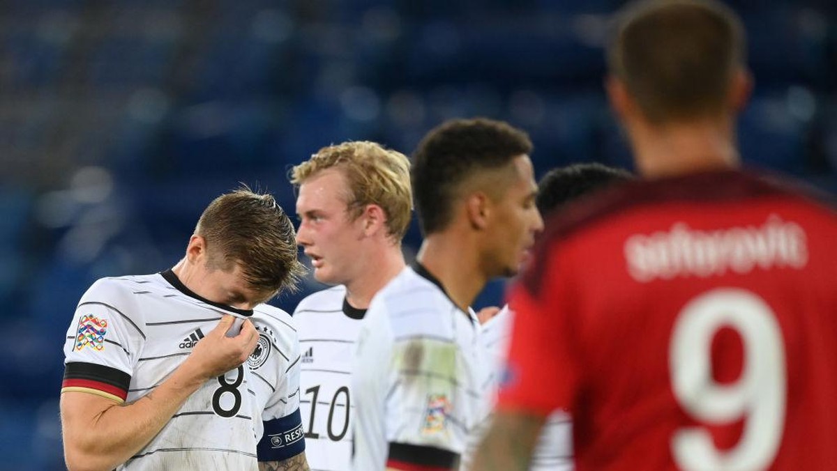 Timnas Jerman masih belum menang di UEFA Nations League (Getty Images/Matthias Hangst)