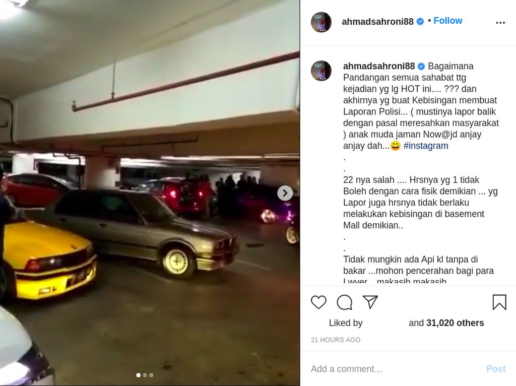 Viral Mobil Bising Digeber di Basement Mal, Crazy Rich Priok Komentar Gini Viral Mobil Bising Digeber di Basement Mal, Crazy Rich Priok Komentar Gini
