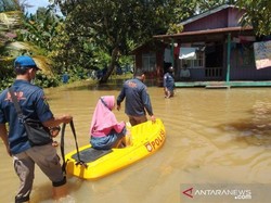 Banjir di Penajam Paser Utara Belum Surut di Hari Kedua