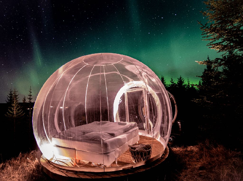 Foto: Hotel Gelembung Unik di Islandia, Bisa Lihat Aurora