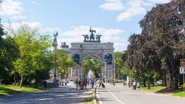 Famous Arch in Brooklyn, NY