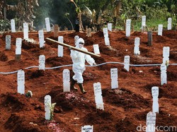 Kematian Akibat Corona di RI Turun 9,9 Persen Pekan Ini