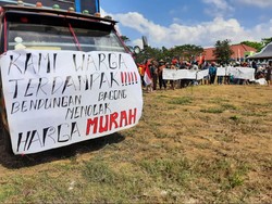 Warga Trenggalek Tolak Harga Ganti Rugi Lahan Bendungan Bagong