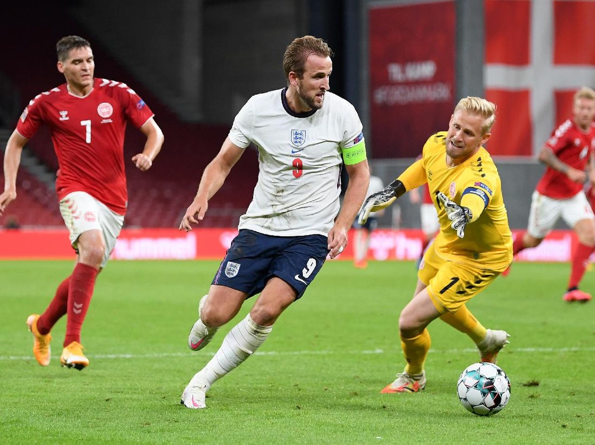Harry Kane menyebut Inggris vs Denmark di Wembley pada semifinal Euro 2020 akan luar biasa. (Foto: Getty Images/Michael Regan)