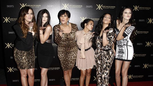 FILE - In this Aug. 17, 2011 file photo, from left, Khloe Kardashian, Kylie Jenner, Kris Jenner, Kourtney Kardashian, Kim Kardashian, and Kendall Jenner arrive at the Kardashian Kollection launch party in Los Angeles. After more than a decade, “Keeping Up With the Kardashians” is ending its run.
“It is with heavy hearts that we say goodbye
