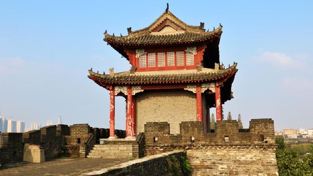 An ancient city in Hubei China