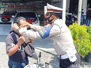 Gerakan Jatim Bermasker, Jalur Perbatasan Jateng Dirazia