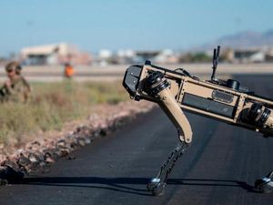 Robot Anjing Bakal Bisa Berpatroli di Angkatan Udara AS
