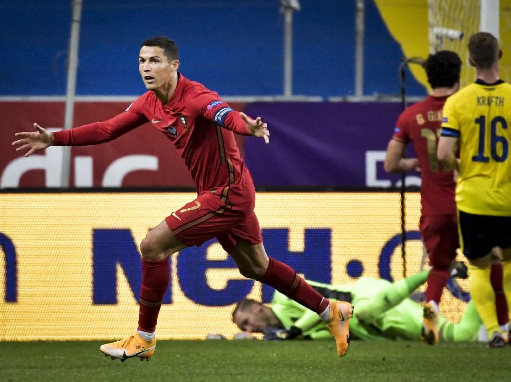 Swedia Vs Portugal: Dua Gol Ronaldo Menangkan Selecao Das Quinas