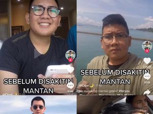 Viral Perubahan Tubuh Pria Sebelum dan Setelah Disakiti Mantan, Auto Pangling