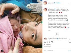 Kabar Bahagia, Alice Norin Lahirkan Anak Kedua