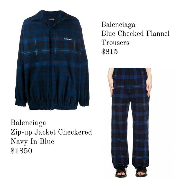 Checkered Balenciaga Set/ Foto: Koreaboo