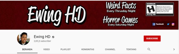 Ewing HD/sumber:youtube.com Ewing HD