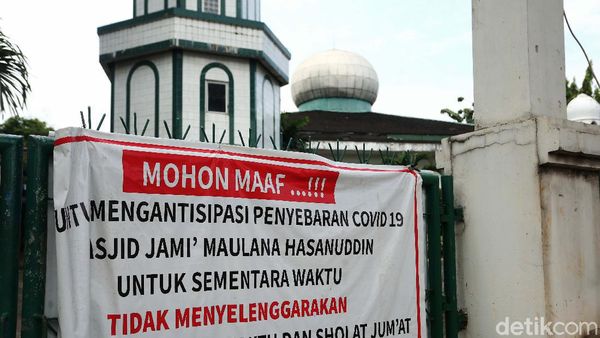 Jakarta Kembali PSBB, Masjid di Pancoran Mulai Tutup