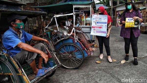 Jelang PSBB Total, Sosialisasi 3M Digencarkan Lagi