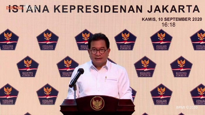 Juru bicara Satgas COVID-19, Wiku Adisasmito (YouTube Setpres)
