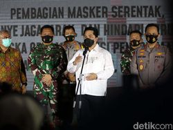 Erick Thohir-Anies Kampanye Protokol Kesehatan Pilkada