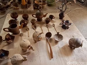 Kerajinan Bahan Limbah Keras dan Contohnya