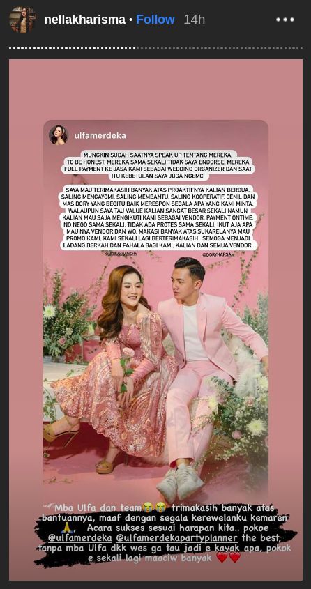 Nella Kharisma-Dory Harsa Nikah Diam-diam, WO Ungkap Fakta Mengejutkan