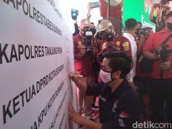 Paslon Pilkada Sepakat Terapkan Protokol Kesehatan Jogo Suroboyo