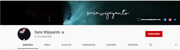 Sara Wijayanto/sumber:youtube.com Sara Wijayanto