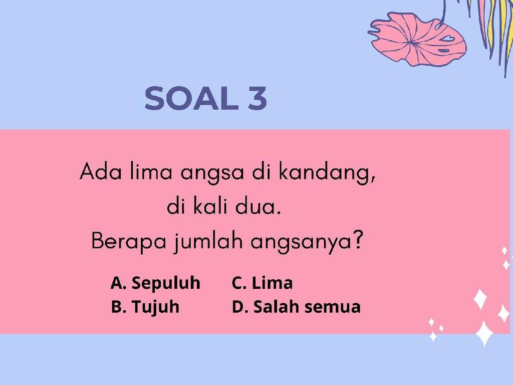 Tes Logika, Uji Kecerdasan Kamu dengan Teka-teki Ini Tes Logika, Uji Kecerdasan Kamu dengan Teka-teki Ini