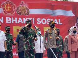 Cegah Corona, Panglima TNI-Kapolri Lepas Tim Pendisiplinan Kesehatan di Sulteng