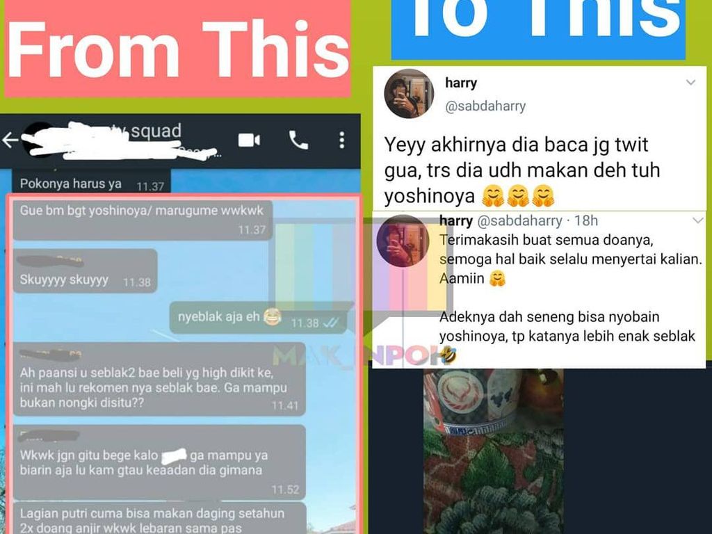 Dibully Teman Karena Tak Bisa Jajan Mahal, Bocah Ini Dapat Yoshinoya Gratis Dibully Teman Karena Tak Bisa Jajan Mahal, Bocah Ini Dapat Yoshinoya Gratis