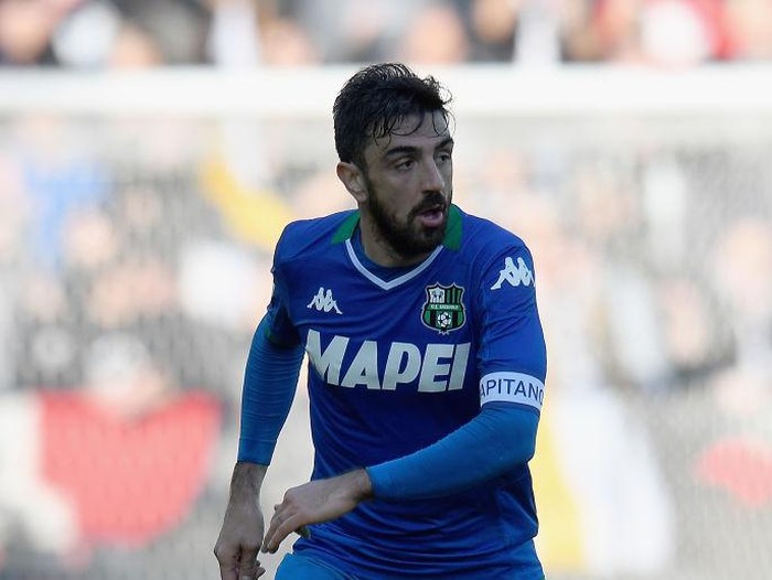UDINE, ITALY - JANUARY 12: Francesco Magnanelli of US Sassuolo in action during the Serie A match between Udinese Calcio and US Sassuolo at Stadio Friuli on January 12, 2020 in Udine, Italy.  (Photo by Alessandro Sabattini/Getty Images)