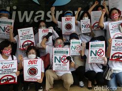 Nasabah Geruduk Kantor Jiwasraya