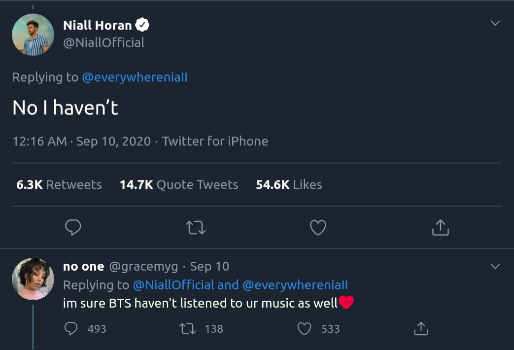 Niall Horan - BTS