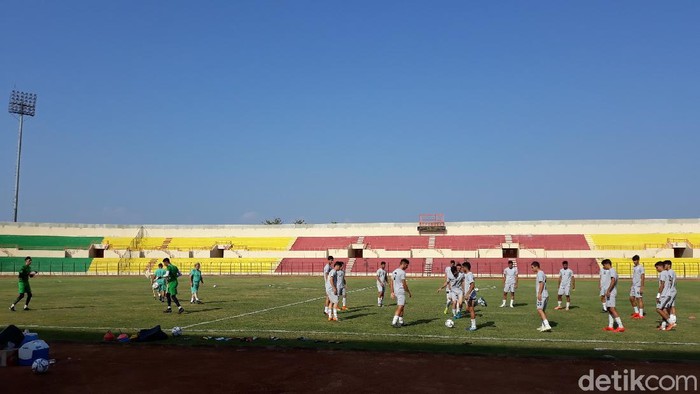Suasana Stadion Sultan Agung di Kabupaten Bantul.