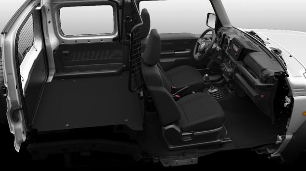 Suzuki Jimny versi niaga yang diluncurkan di Inggris pada 8 September 2020.