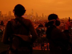 Peringatan Ilmuwan Soal Langit Oranye California