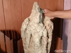 Pencari Batu Temukan 3 Arca di Hutan Jati Grobogan